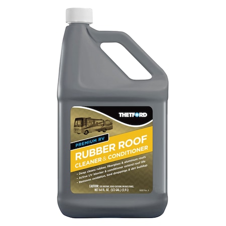 Thetford 96016 Premium RV Rubber Roof Cleaner And Conditioner - 64 Oz.